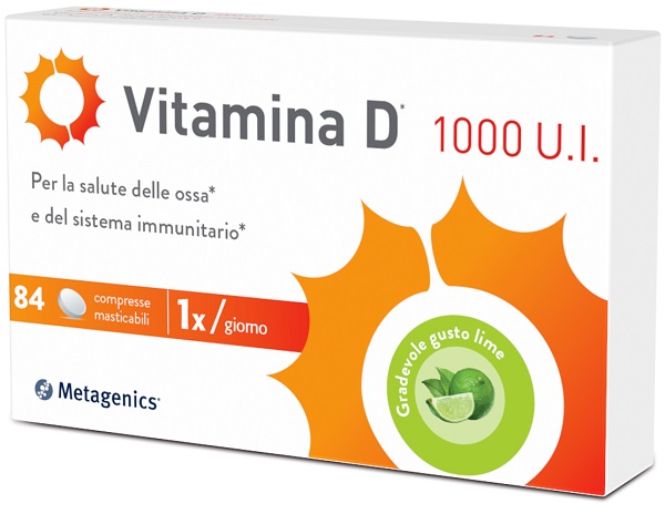 VITAMINA D 1000 UI 84 COMPRESSE MASTICABILI - Antica Farmacia Ferrari