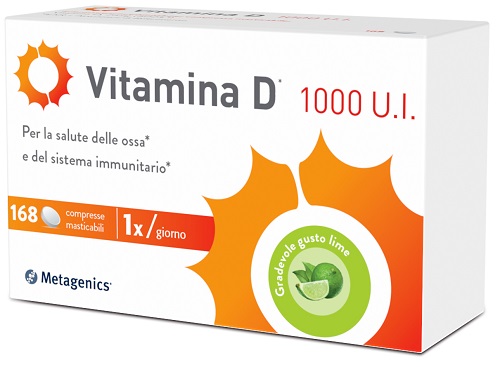 VITAMINA D 1000 UI 168 COMPRESSE MASTICABILI - Antica Farmacia Ferrari
