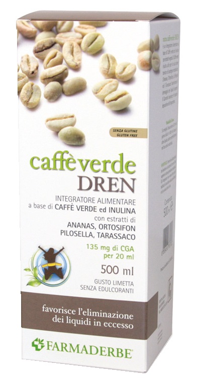CAFFE' VERDE DRENANTE 500 ML - Antica Farmacia Ferrari