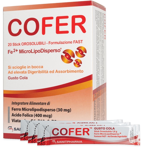 COFER 20 STICK OROSOLUBILI GUSTO COLA - Antica Farmacia Ferrari