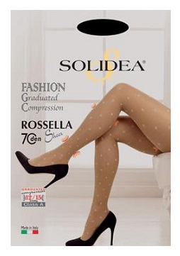 ROSSELLA 70 SHEER COLLANT FANTASIA NERO 1 S - Antica Farmacia Ferrari