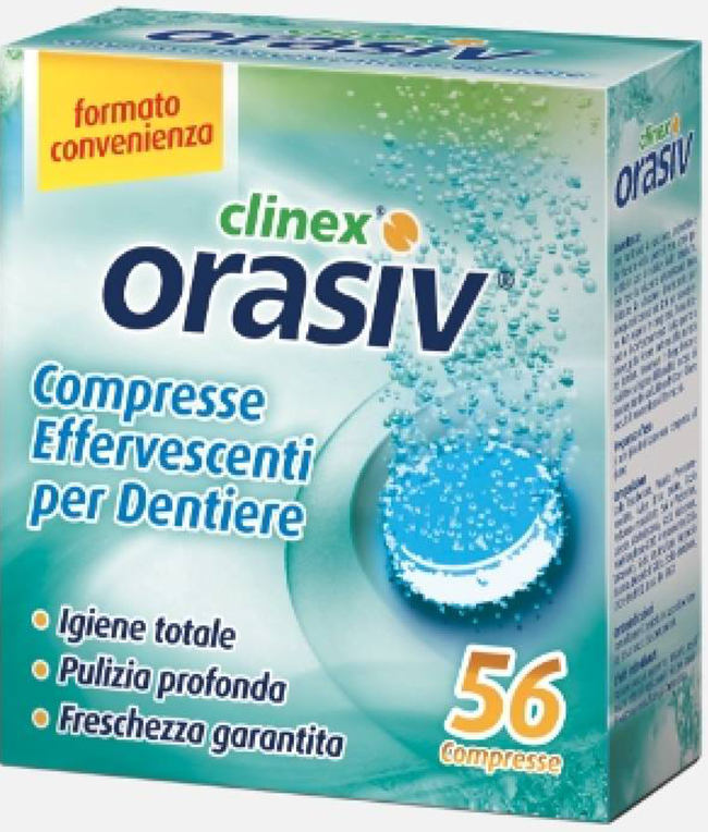 ORASIV CLINEX 56 COMPRESSE EFFERVESCENTI - Antica Farmacia Ferrari