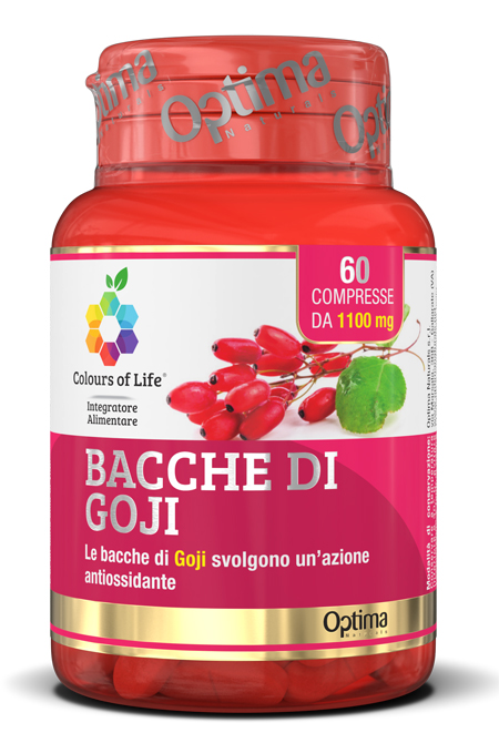 COLOURS OF LIFE BACCHE DI GOJI 60 COMPRESSE 1100 MG - Antica Farmacia Ferrari