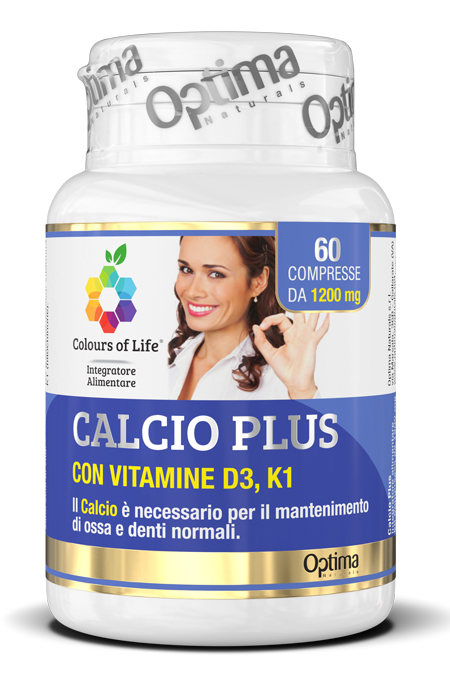 COLOURS OF LIFE CALCIO PLUS 60 COMPRESSE 1200 MG - Antica Farmacia Ferrari