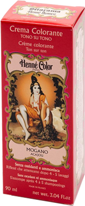 HENNE NUANCE ACAJOU ROSSO MOGANO CREMA HENNE COLOR CREMA COLORANTE PRONTA ALL'USO - Antica Farmacia Ferrari
