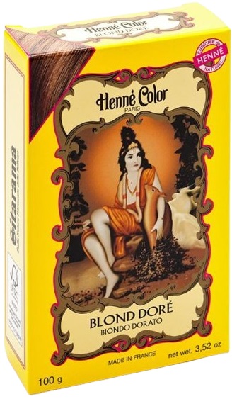 POLVERE HENNE BIONDO DORATO HENNE COLOR POLVERE VEGETALE COLORANTE RIFLESSANTE 100 G - Antica Farmacia Ferrari