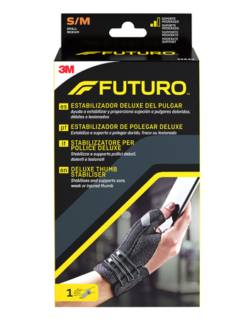 STABILIZZATORE PER POLLICE FUTURO NERO SMALL/MEDIUM 1 PEZZO - Antica Farmacia Ferrari