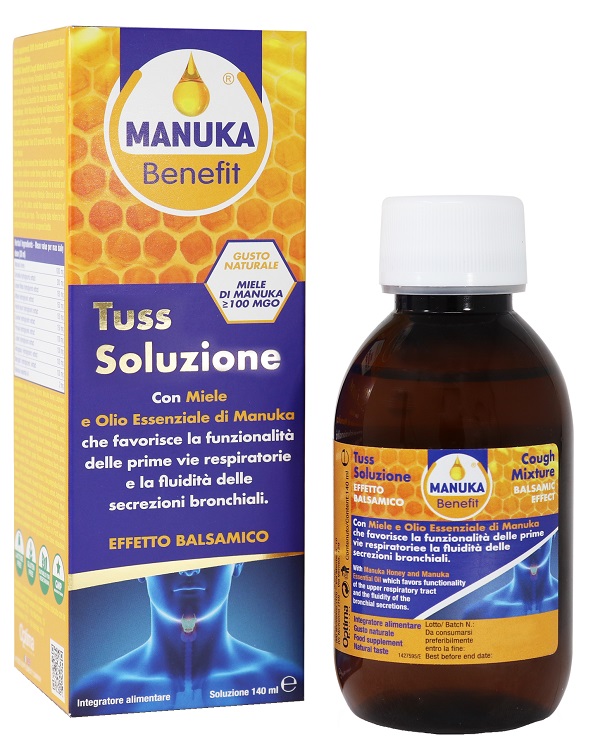 MANUKA BENEFIT TUSS SOLUZIONE 140 ML - Antica Farmacia Ferrari