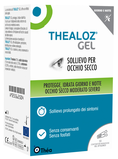 THEALOZ GEL OFTALMICO 30 FLACONCINI MONODOSE 0,4 G - Antica Farmacia Ferrari