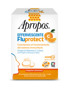 APROPOS FLUPROTECT EFFERVESCENTE C 20 COMPRESSE - Antica Farmacia Ferrari