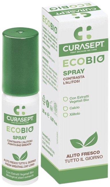 CURASEPT PHARMADENT ECOBIO SPRAY 20 ML - Antica Farmacia Ferrari