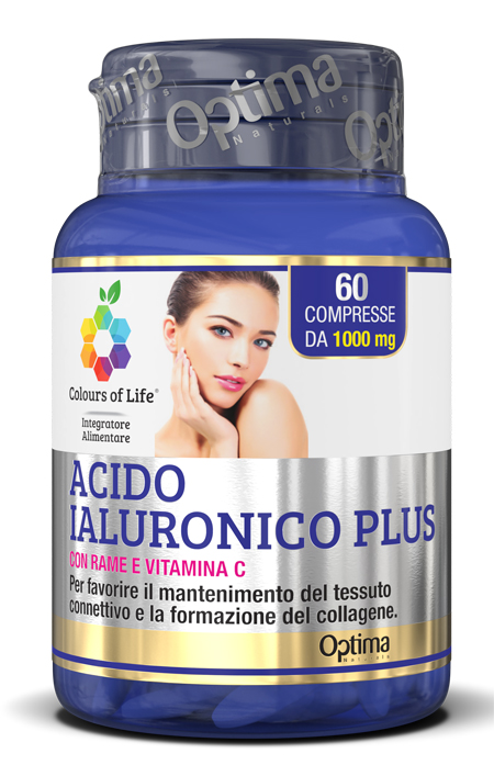 COLOURS OF LIFE ACIDO IALURONICO PLUS 60 COMPRESSE 1000 MG - Antica Farmacia Ferrari