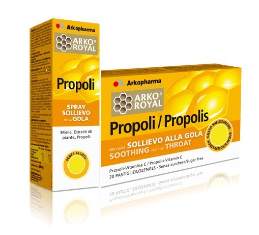 PACK GOLA PROPOLI COMPOSTO DA SPRAY 30 ML + PASTIGLIE 24 G - Antica Farmacia Ferrari