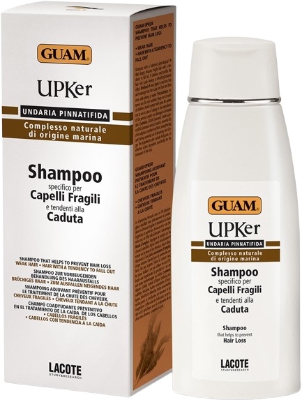 GUAM UPKER SHAMPOO CAPELLI FRAGILI E TENDENTI ALLA CADUTA 200 ML - Antica Farmacia Ferrari