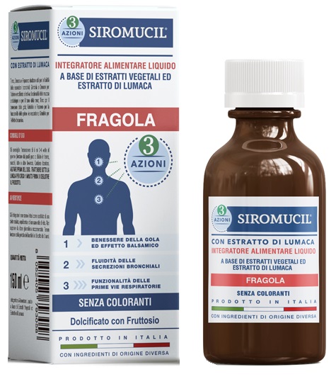 SIROMUCIL 3 AZIONI FRAGOLA 150 ML - Antica Farmacia Ferrari