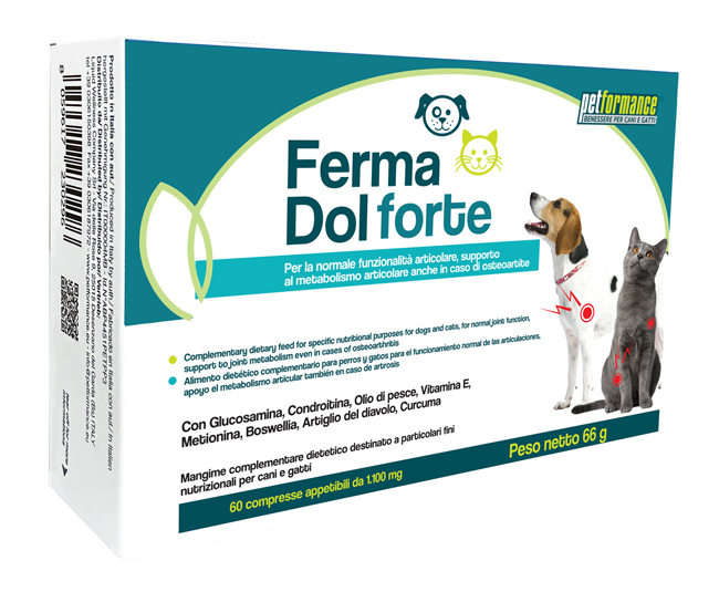 PETFORMANCE FERMA DOL FORTE 60 COMPRESSE - Antica Farmacia Ferrari