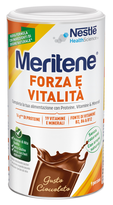 MERITENE FORZA E VITALITA' CIOCCOLATO 270 G - Antica Farmacia Ferrari