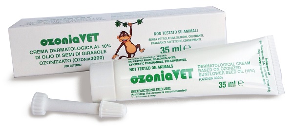 OZONIAVET CREMA DERMATOLOGICA VETERINARIA 35 ML - Antica Farmacia Ferrari