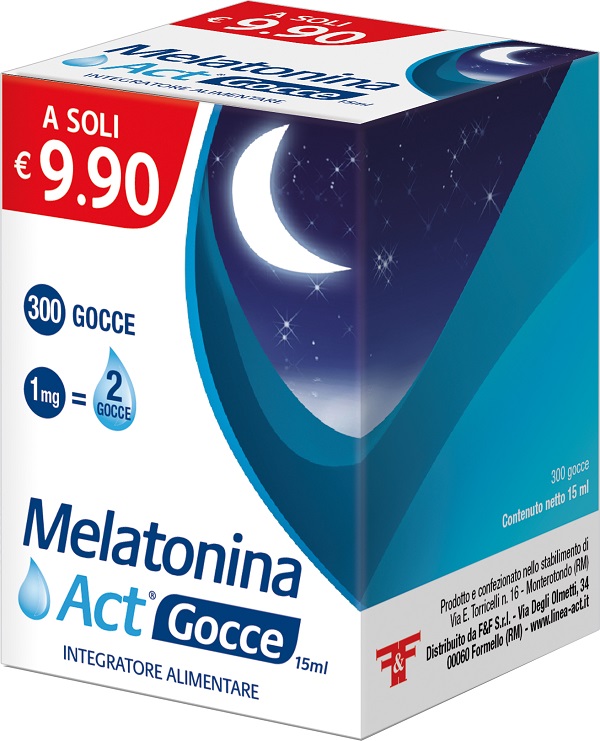 MELATONINA ACT GOCCE 15 ML - Antica Farmacia Ferrari