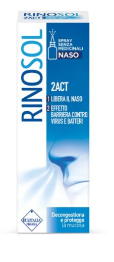 SPRAY NASALE RINOSOL 2ACT 15 ML - Antica Farmacia Ferrari