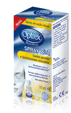 SPRAY OCULARE OPTREX ACTIMIST 2 IN 1 CONTRO IL PRURITO 1 PEZZO - Antica Farmacia Ferrari