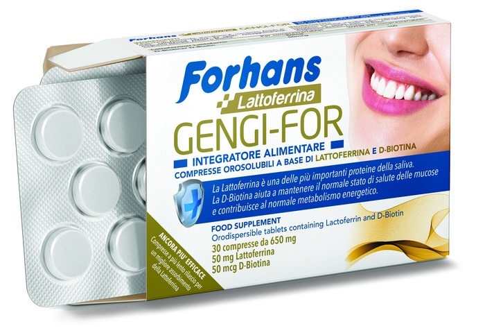 FORHANS GENGI FOR 30 COMPRESSE 19,50 G - Antica Farmacia Ferrari