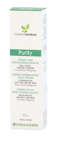PURITY CREMA VISO SEBONORMALIZZANTE 50 ML - Antica Farmacia Ferrari