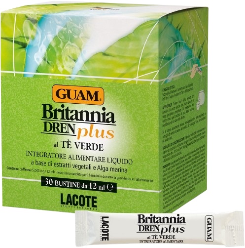 GUAM BRITANNIA DREN PLUS 30 BUSTINE DA 12 ML - Antica Farmacia Ferrari