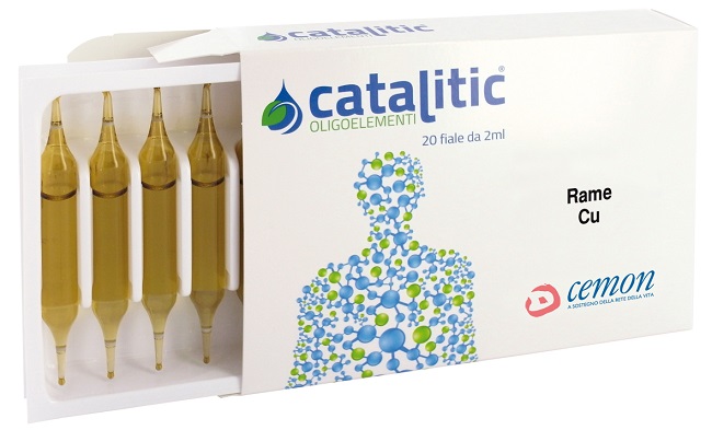 CATALITIC OLIGOELEMENTI RAME CU 20 AMPOLLE - Antica Farmacia Ferrari