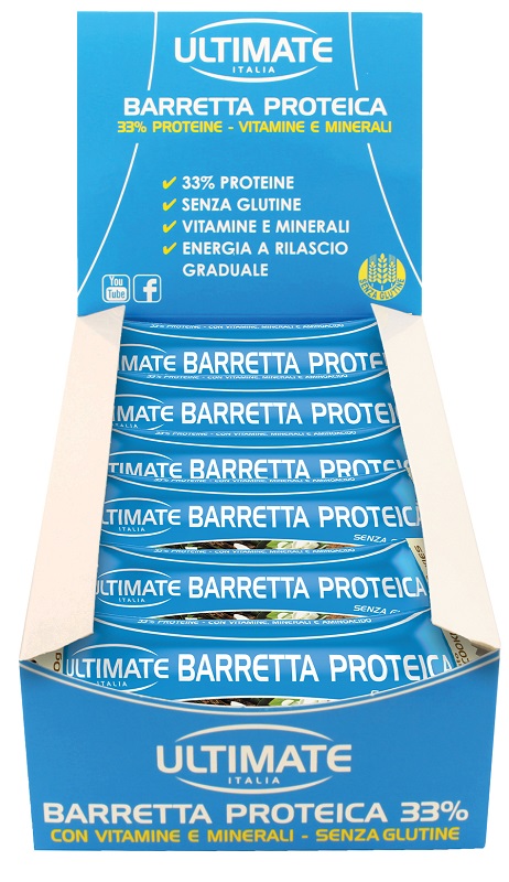 ULTIMATE BARRETTA PROTEICA GUSTO VANIGLIA E COOKIES 24 PEZZI - Oltrefarma