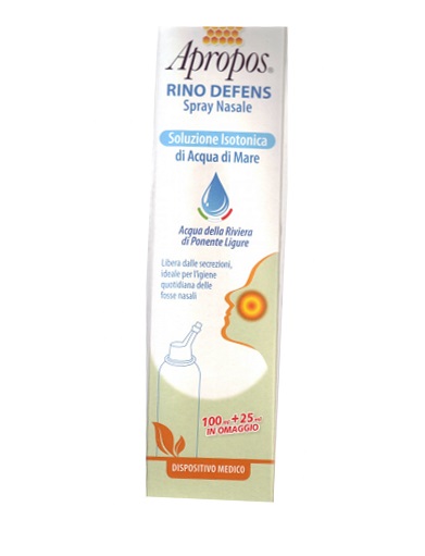 APROPOS RINO DEFENS SOLUZIONE ISOTONICA 125 ML - Antica Farmacia Ferrari