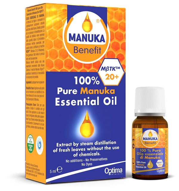 MANUKA BENEFIT OLIO ESSENZIALE DI MANUKA 5 ML - Antica Farmacia Ferrari