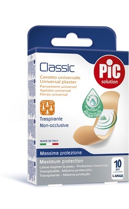 CEROTTO PIC CLASSIC 25X72 MM 10 ANTIBATTERICO 10 PEZZI - Antica Farmacia Ferrari