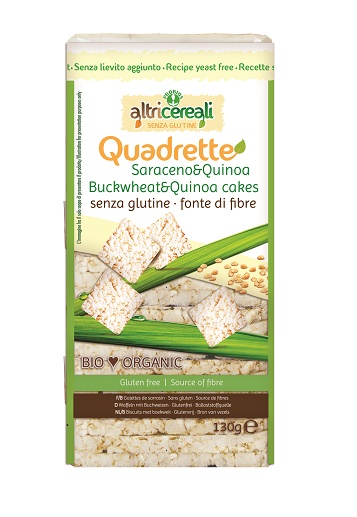 ALTRICEREALI QUADRETTE SARACENO E QUINOA BIO 130 G - Antica Farmacia Ferrari