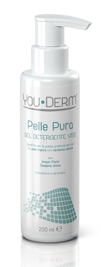 YOUDERM PELLE PURA GEL DETERGENTE VISO 200 ML - Antica Farmacia Ferrari
