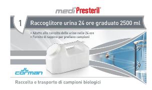 CONTENITORE URINA 24 ORE MEDIPRESTERIL - Antica Farmacia Ferrari