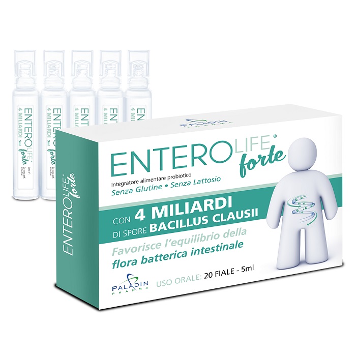 ENTEROLIFE FORTE 4 MILIARDI 20 FIALE DA 5 ML - Antica Farmacia Ferrari