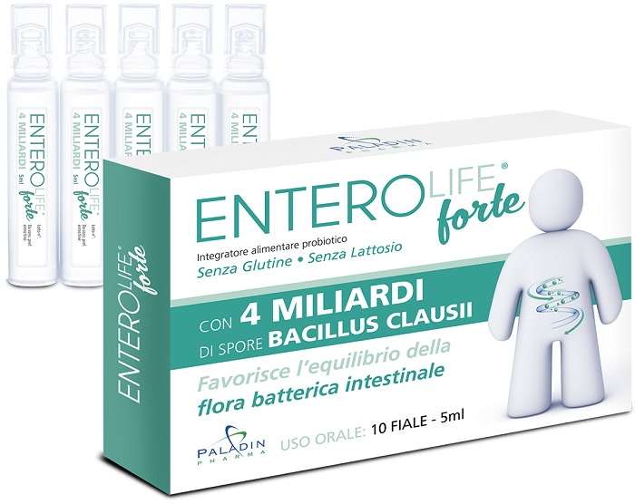 ENTEROLIFE FORTE 4 MILIARDI 10 FIALE DA 5 ML - Antica Farmacia Ferrari