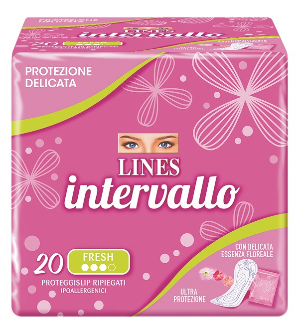 PROTEGGISLIP LINES INTERVALLO FRESH RIPIEGATO 20 PEZZI - Antica Farmacia Ferrari