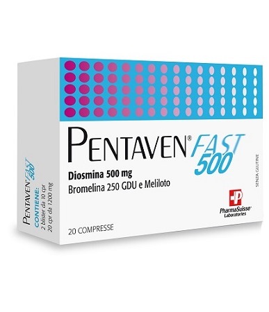 PENTAVEN FAST 500 20 COMPRESSE - Antica Farmacia Ferrari