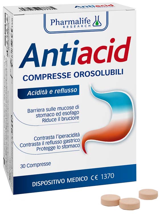 ANTIACID 30 COMPRESSE OROSOLUBILI - Antica Farmacia Ferrari