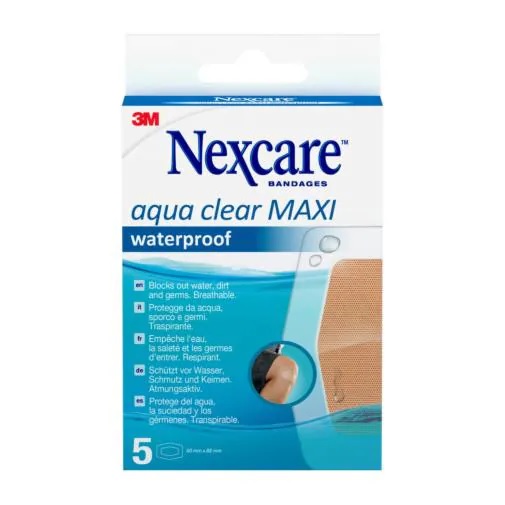CEROTTO NEXCARE AQUA 360 60X89 MAXI 5 PEZZI - Antica Farmacia Ferrari