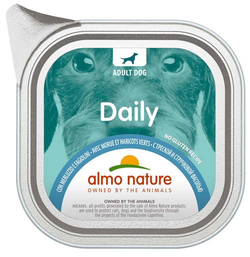 DAILY MENU DOGS MERLUZZO/FAGIOLINI 100 G - Oltrefarma