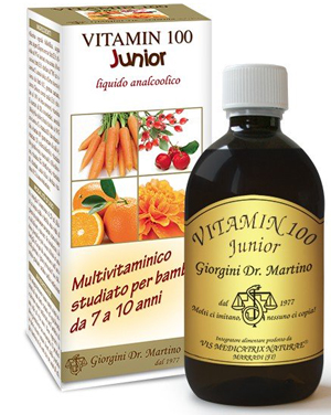 VITAMIN 100 JUNIOR LIQUIDO ANALCOLICO 500 ML - Antica Farmacia Ferrari