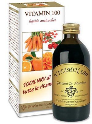 VITAMIN 100 LIQUIDO ANALCOLICO 200 ML - Antica Farmacia Ferrari