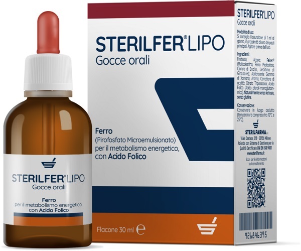 STERILFER LIPO GOCCE 30 ML - Antica Farmacia Ferrari