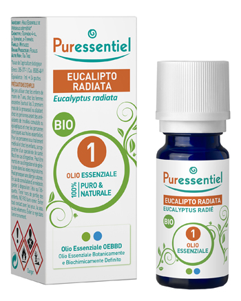 PURESSENTIEL EUCALIPTO RADIATA OLIO ESSENZIALE BIO 10 ML - Antica Farmacia Ferrari