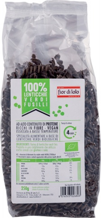 FUSILLI DI LENTICCHIE VERDI BIO 250 G - Antica Farmacia Ferrari