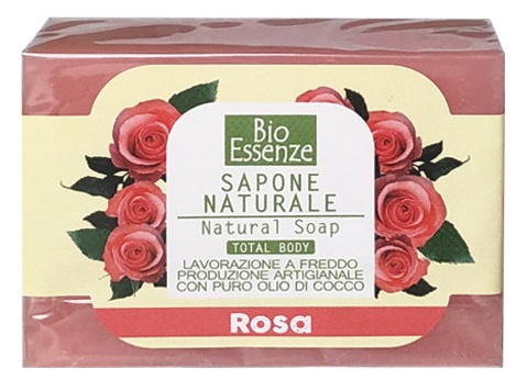 BIO ESSENZE SAPONE NATURALE ROSA 100 G - Oltrefarma