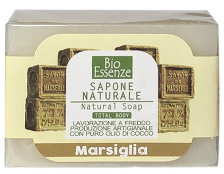 BIO ESSENZE SAPONE NATURALE MARSIGLIA 100 G - Antica Farmacia Ferrari